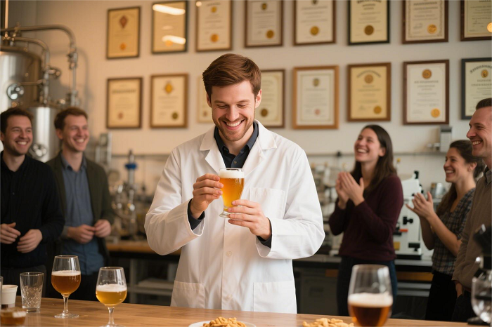 精釀啤酒廠啤酒后修飾技術-山東天泰啤酒設備